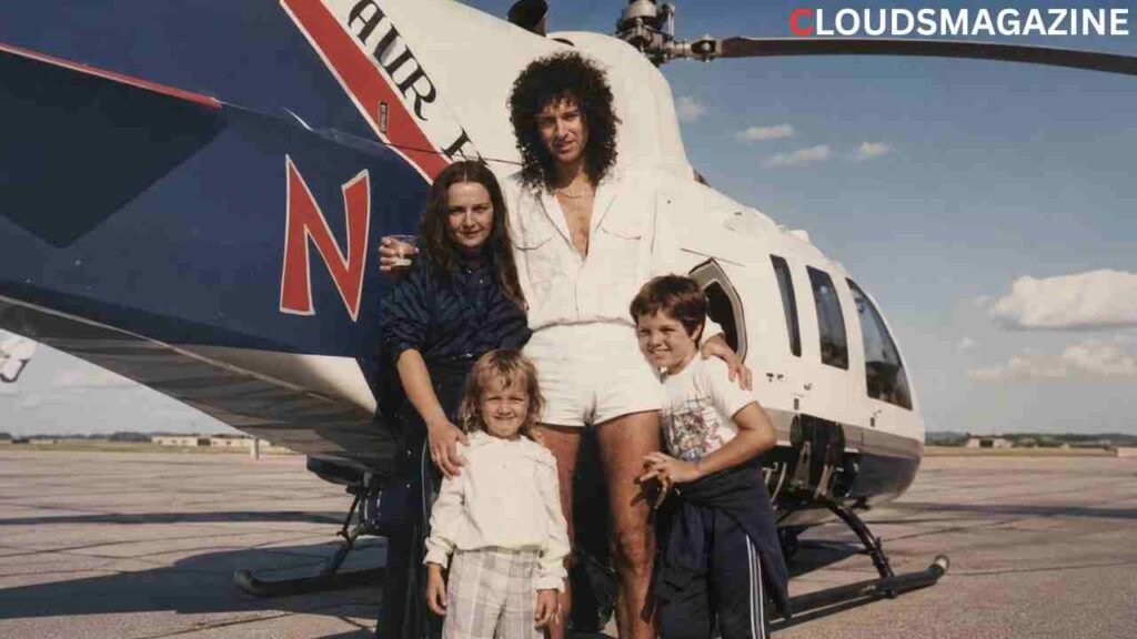 Chrissie Mullen and Brian May Children