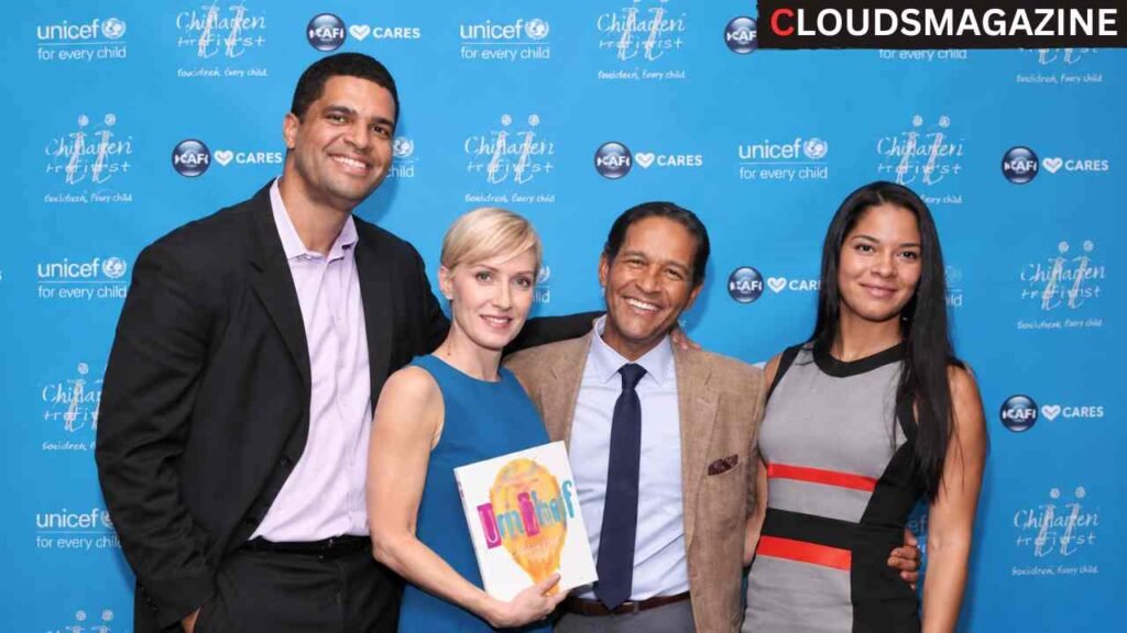 June Baranco and Bryant Gumbel children