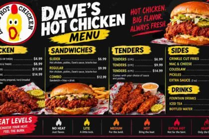 Dave’s Hot Chicken Menu