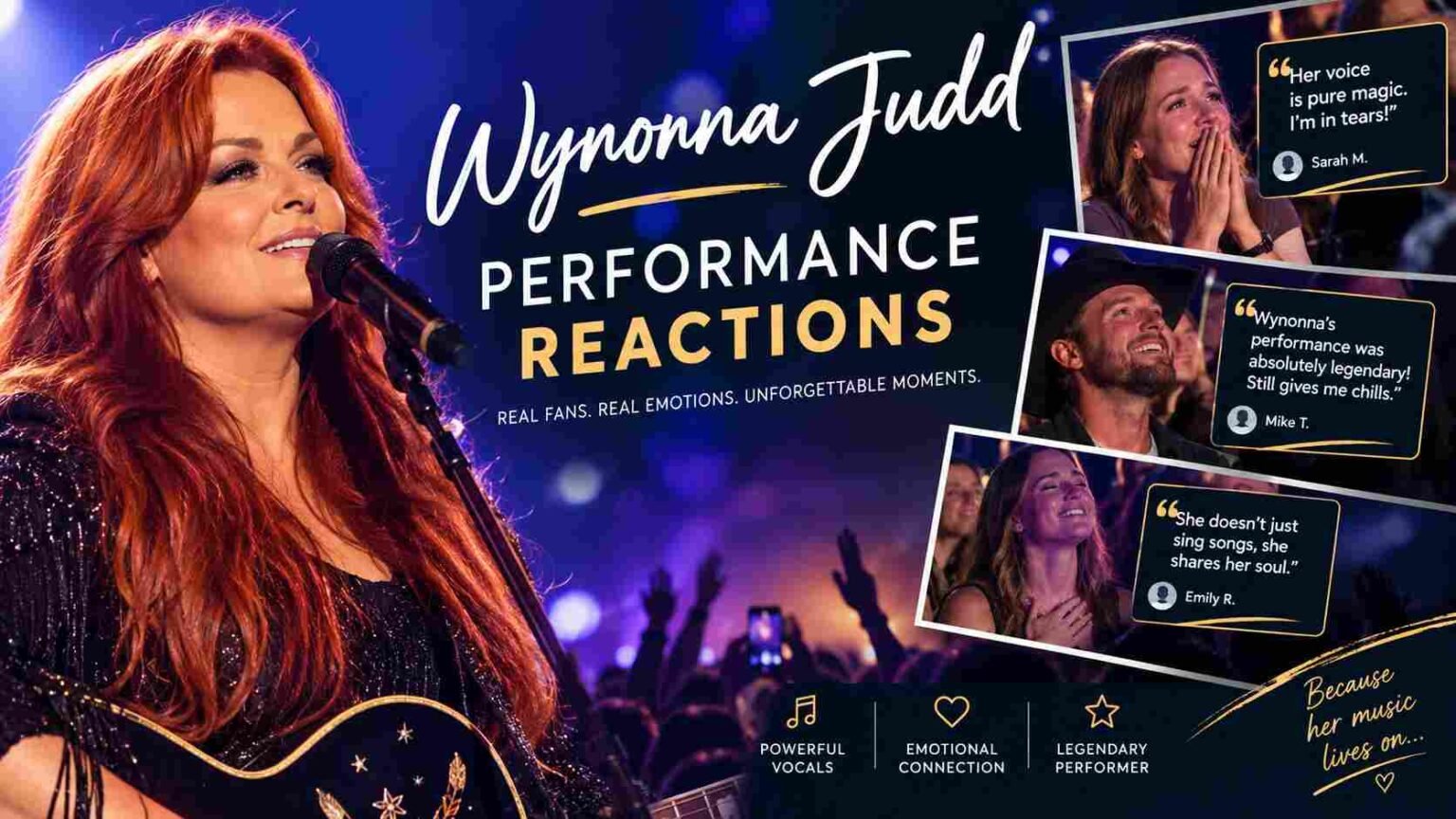 Wynonna Judd Performance Reactions