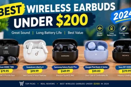 best wireless earbuds under 200 dollars 2024