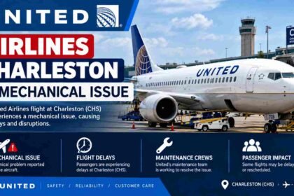 united airlines charleston mechanical issue